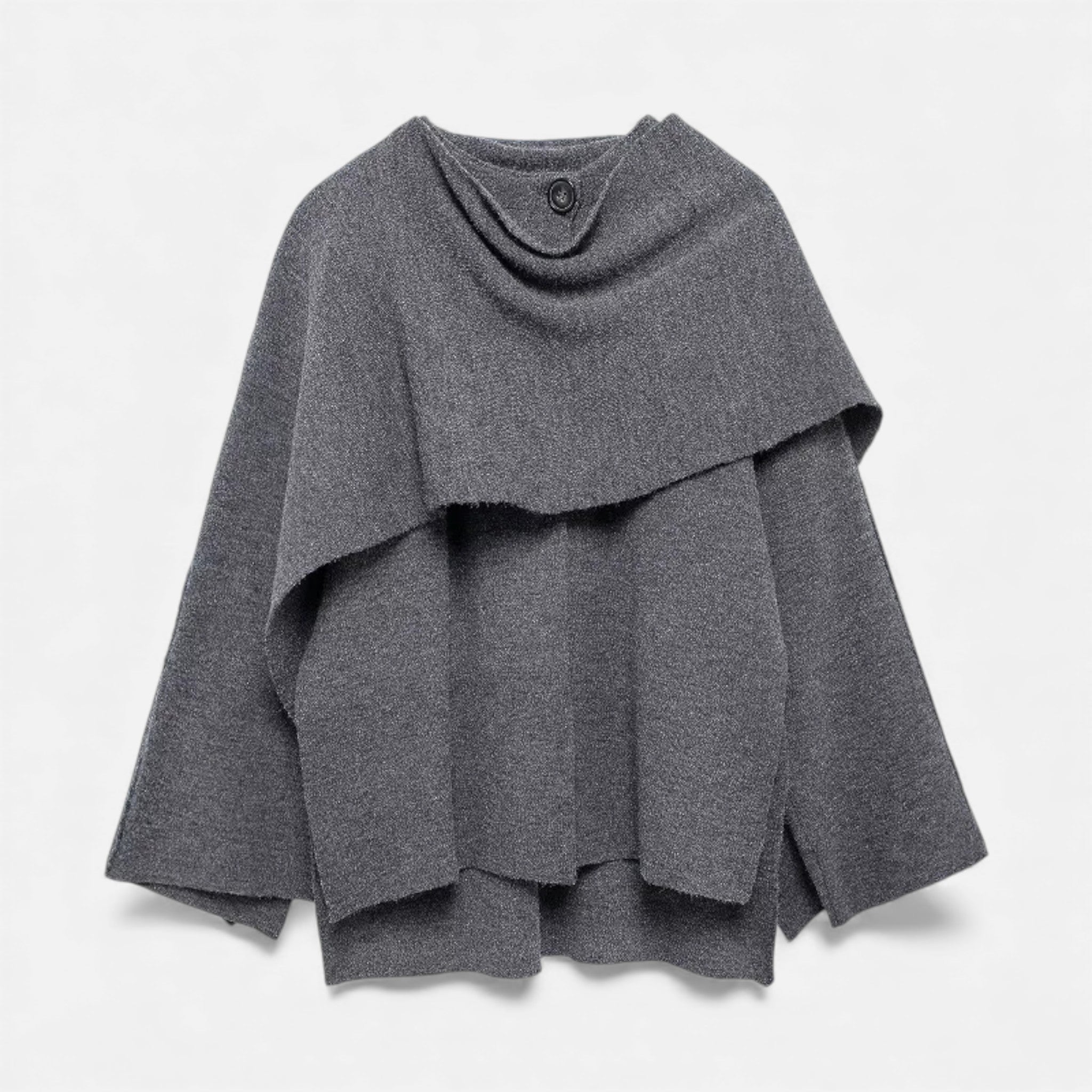 Cardigan de Lana para Mujer | Elegante Poncho