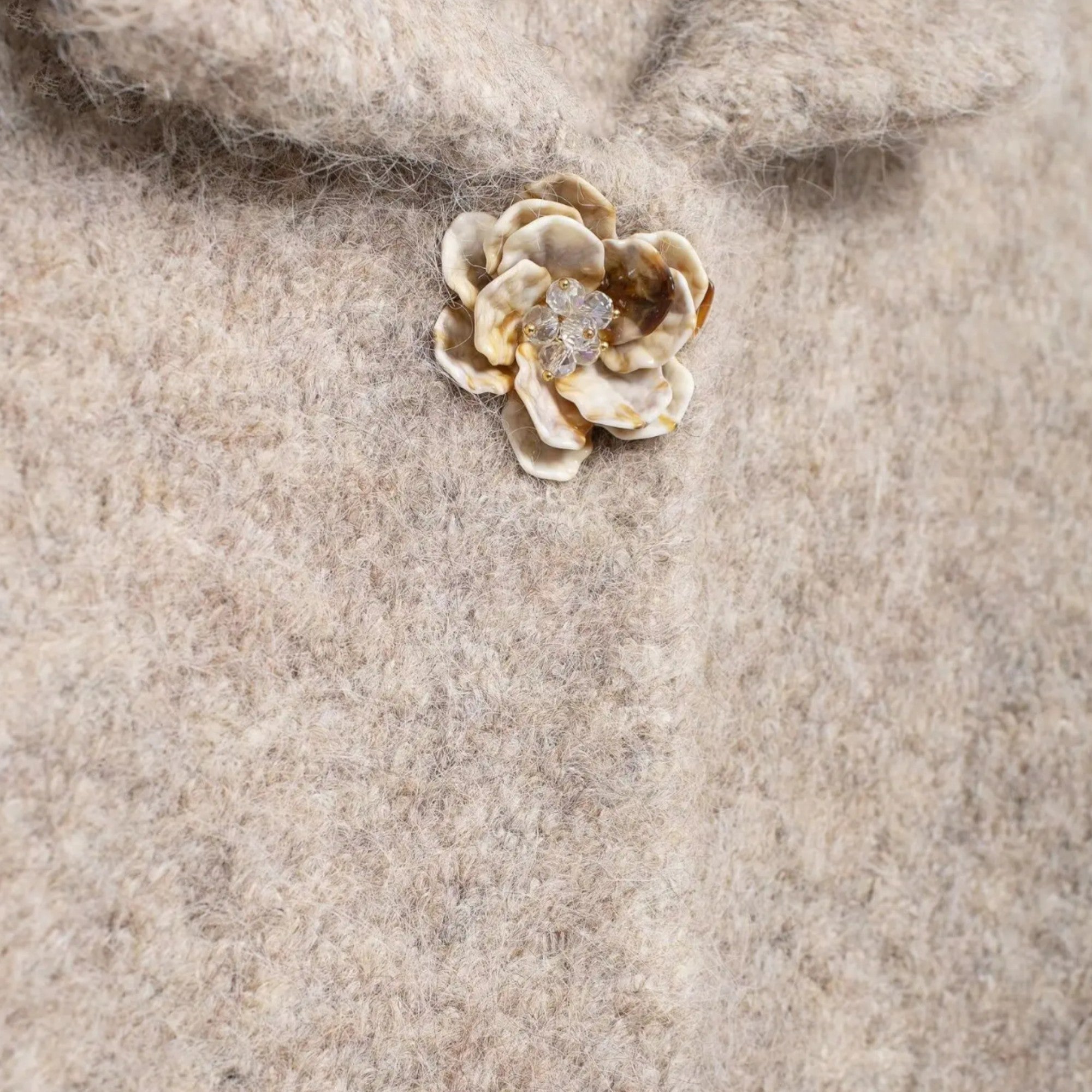 Cardigan Floral con Botones para Mujer