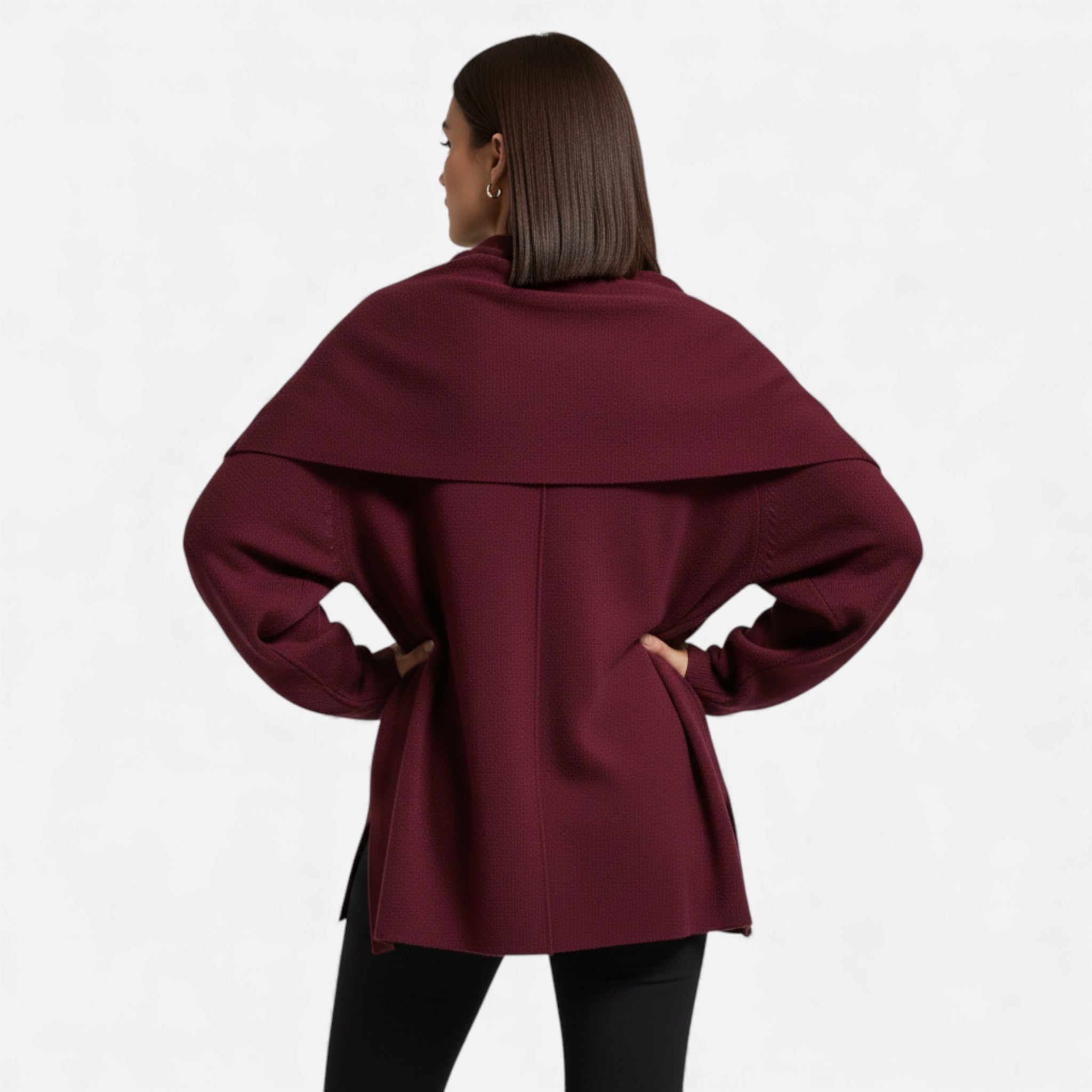 Cardigan de Lana para Mujer | Elegante Poncho