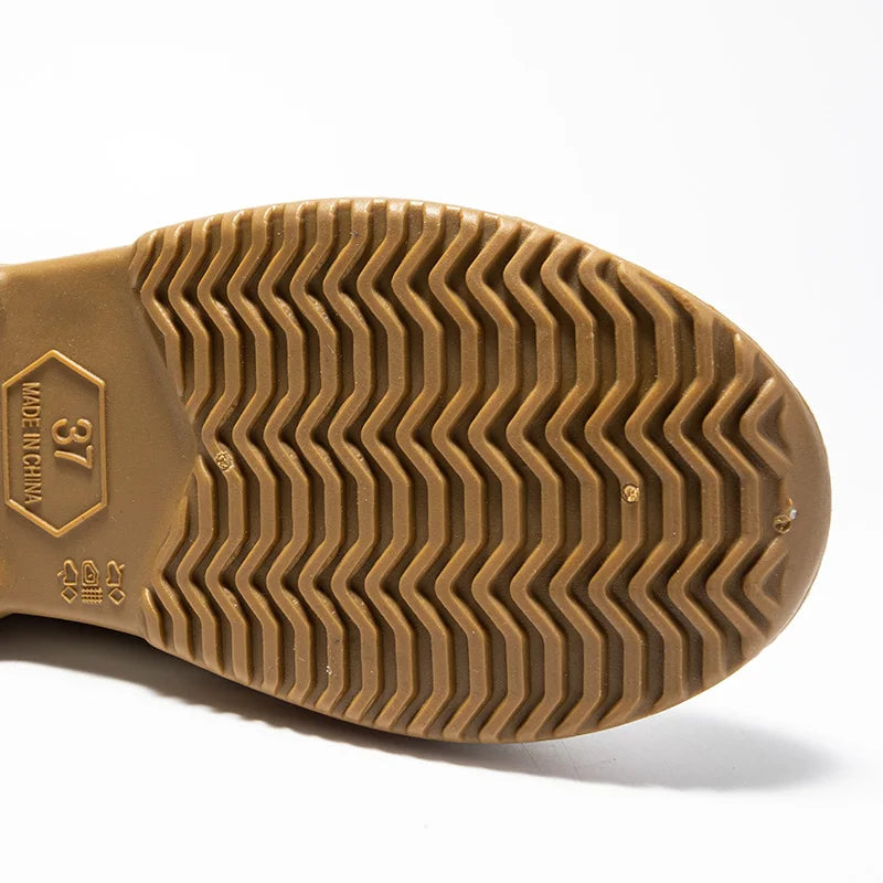 Botines de Tobillo Impermeables para Mujeres con Suela Antideslizante