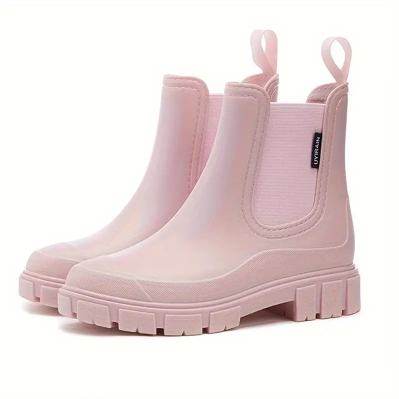 Botines de Lluvia para Mujeres - Impermeables y con Suela Antideslizante de Lug