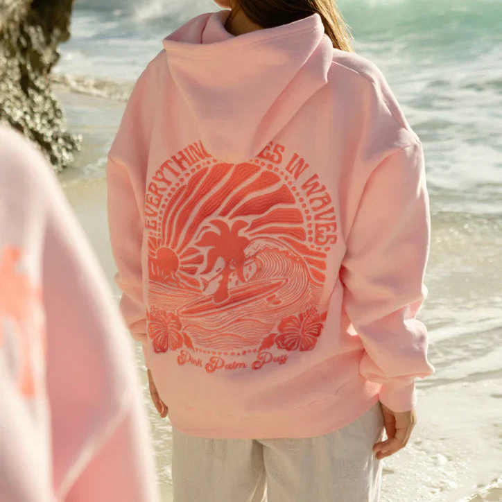 Sudadera Olas de Medianoche – Estilo Veraniego Mujer